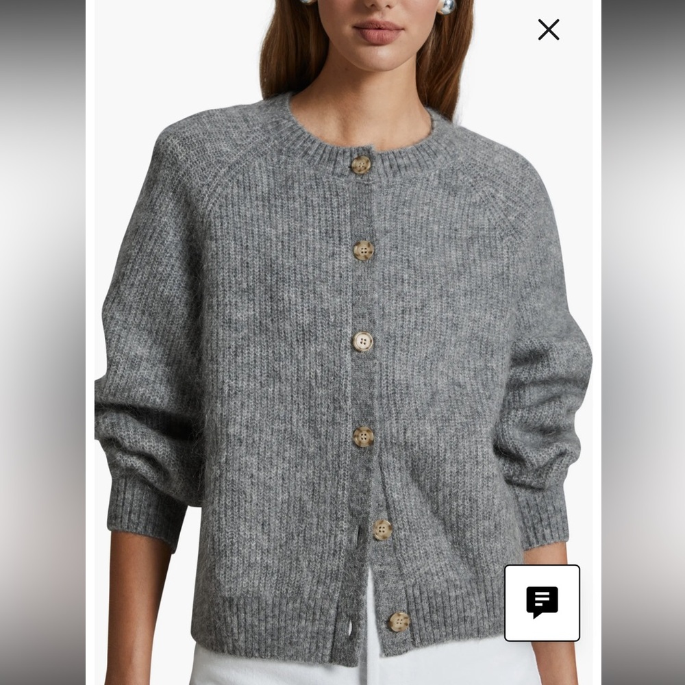 & Other Stories wool & mohair cardigan Sz S NWT